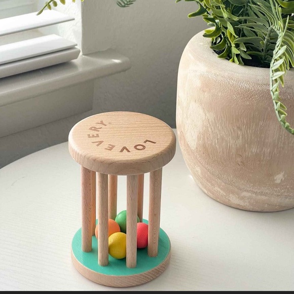 Lovevery Montessori Rolling Rattle baby toy NEW in box - Picture 4 of 11